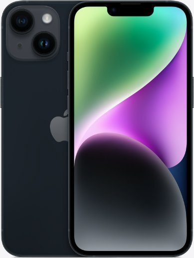 Smartfon Apple iPhone 14 512GB Midnight (MPWW3)