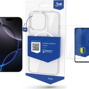 Smartfon Apple iPhone 16 Pro Max 256GB Black Titanium (MYWV3) + FlexibleGlass + Etui MagCase