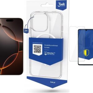 Smartfon Apple iPhone 16 Pro Max 256GB Desert Titanium (MYWX3) + FlexibleGlass + Etui MagCase