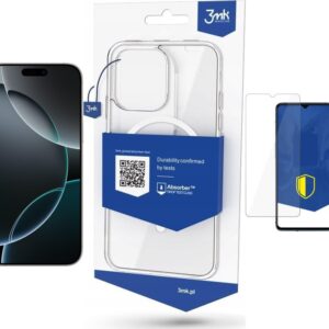 Smartfon Apple iPhone 16 Pro Max 256GB White Titanium (MYWW3) + FlexibleGlass + Etui MagCase