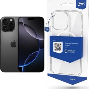 Smartfon Apple iPhone 16 Pro Max 256GB Black Titanium (MYWV3) + Etui MagCase