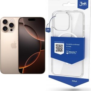 Smartfon Apple iPhone 16 Pro Max 256GB Desert Titanium (MYWX3) + Etui MagCase