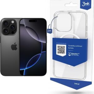 Smartfon Apple iPhone 16 Pro 256GB Black Titanium (MYNH3) + Etui MagCase