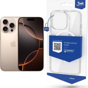 Smartfon Apple iPhone 16 Pro 256GB Desert Titanium (MYNK3) + Etui MagCase