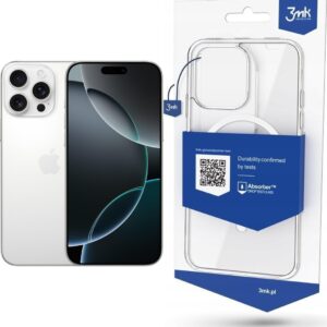 Smartfon Apple iPhone 16 Pro Max 256GB White Titanium (MYWW3) + Etui MagCase