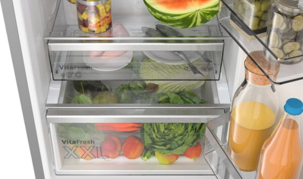 Lodówka Bosch Bosch fridge / freezer combination KGN39AICT series 6 C inox
