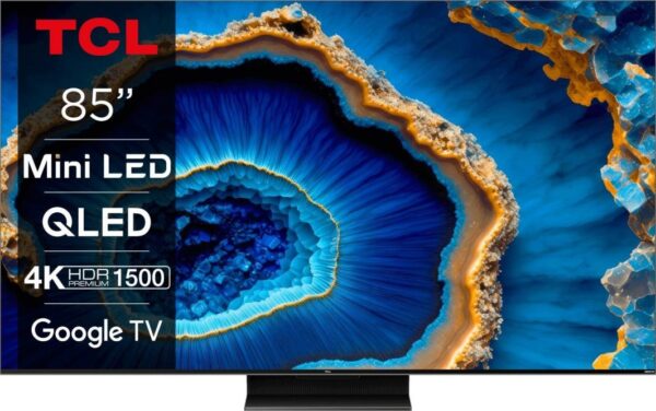 Telewizor TCL 85C805 QLED 85'' 4K Ultra HD Google TV