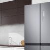 Lodówka Samsung Samsung RF48A400EB4 chłodziarko-zamrażarka otwierana obustronnie Wolnostojący 488 l E Antracyt