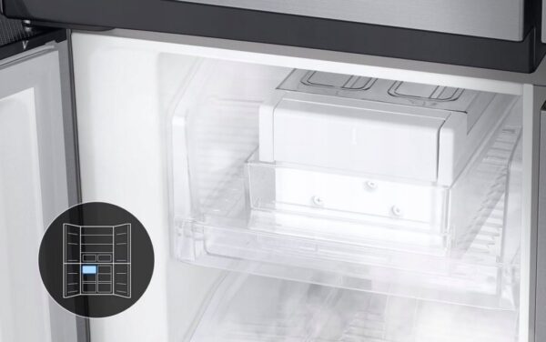 Lodówka Samsung Samsung RF48A400EB4 chłodziarko-zamrażarka otwierana obustronnie Wolnostojący 488 l E Antracyt