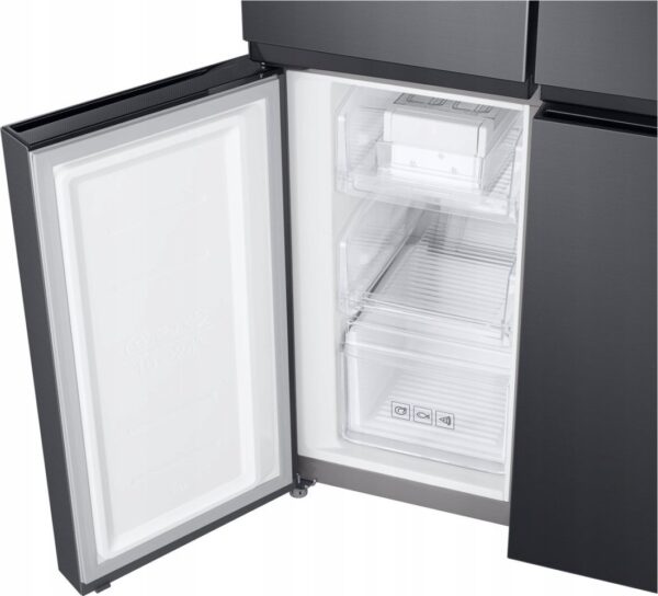Lodówka Samsung Samsung RF48A400EB4 chłodziarko-zamrażarka otwierana obustronnie Wolnostojący 488 l E Antracyt