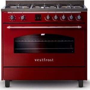 Kuchenka VestFrost VESTFROST VC-993wnPBR Bordowa GAZOWO-ELEKTRYCZNA Kuchnia wolnostojąca