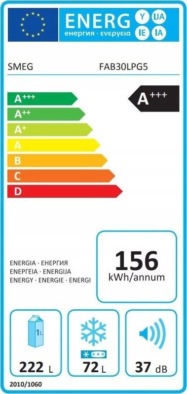 Lodówka Smeg Smeg LODÓWKA WOLNOSTOJĄCA SMEG FAB30LPG5