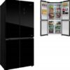 Lodówka Concept Lodówka Multidoor Quattro BLACK LA8383bc