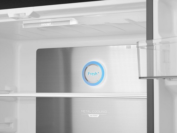 Lodówka Concept Lodówka Multidoor Quattro BLACK LA8383bc