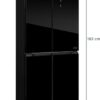 Lodówka Concept Lodówka Multidoor Quattro BLACK LA8383bc