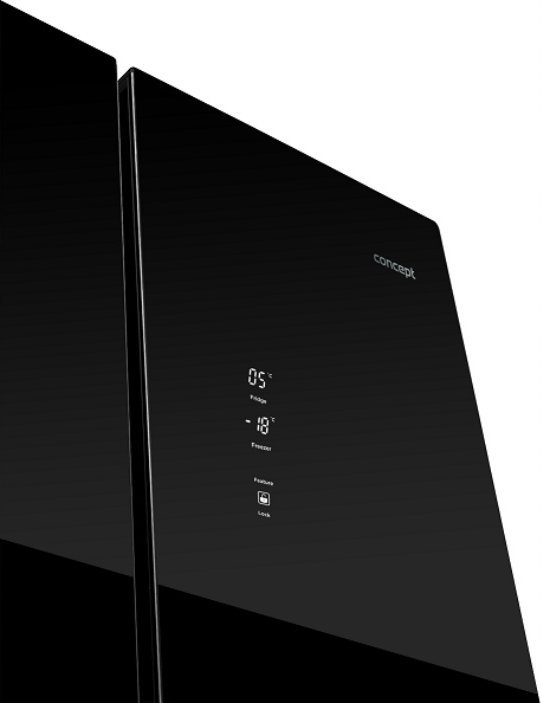 Lodówka Concept Lodówka Multidoor Quattro BLACK LA8383bc