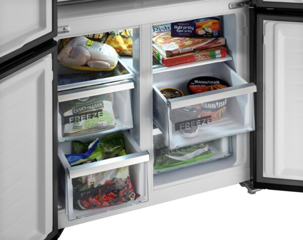 Lodówka Concept Lodówka Multidoor Quattro BLACK LA8383bc