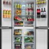 Lodówka Concept Lodówka Multidoor Quattro BLACK LA8383bc