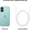 Smartfon Apple iPhone 16 512GB Teal (MYEU3)