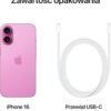 Smartfon Apple iPhone 16 512GB Pink (MYEQ3)