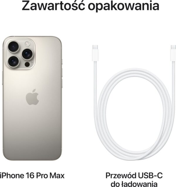 Smartfon Apple iPhone 16 Pro Max 1TB Natural Titanium (MYX73)