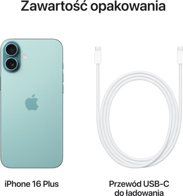 Smartfon Apple iPhone 16 Plus 5G 8/512GB Zielony  (MY2J3)