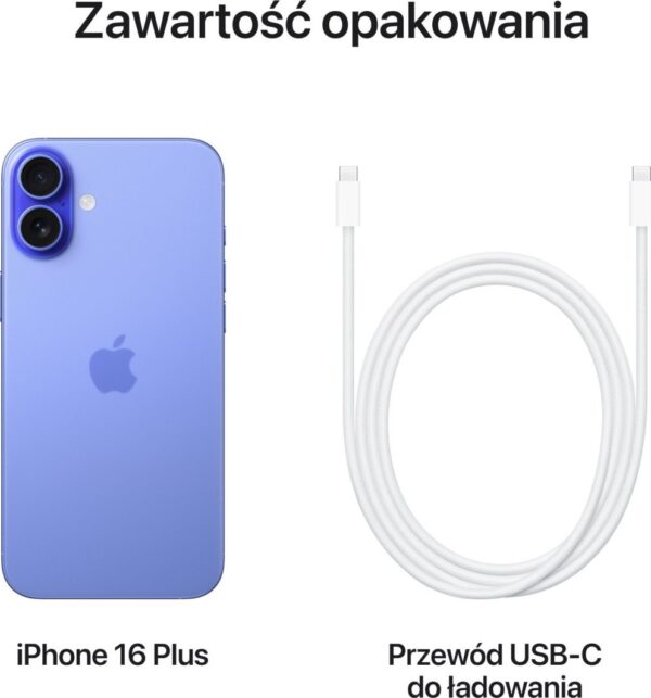 Smartfon Apple iPhone 16 Plus 512GB Ultramarine (MY2D3)