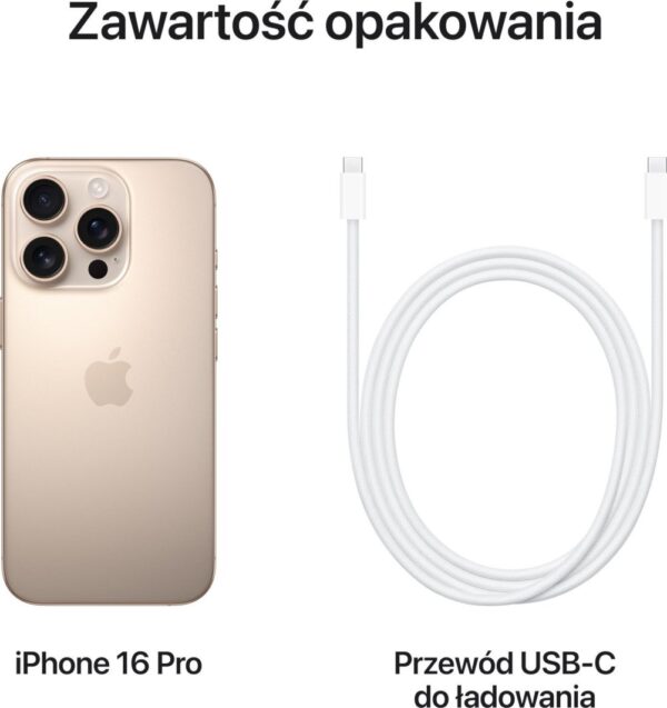 Smartfon Apple iPhone 16 Pro 1TB Desert Titanium (MYNW3)