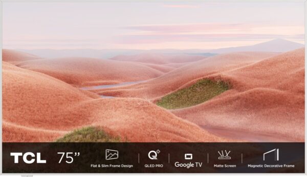 Telewizor TCL NXTFrame 75A300W QLED 75'' 4K Ultra HD Google TV