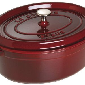 Garnek żeliwny STAUB La Cocotte 3,2 l grenadynowy owalny
