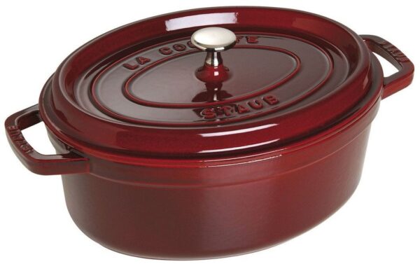 Garnek żeliwny STAUB La Cocotte 3,2 l grenadynowy owalny