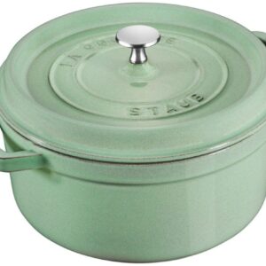 Garnek żeliwny STAUB La Cocotte 2,2 l okrągły miętowy