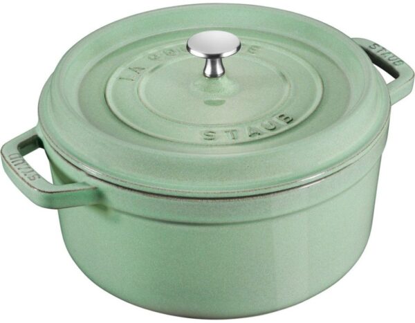 Garnek żeliwny STAUB La Cocotte 2,2 l okrągły miętowy