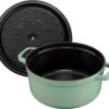 Garnek żeliwny STAUB La Cocotte 2,2 l okrągły miętowy