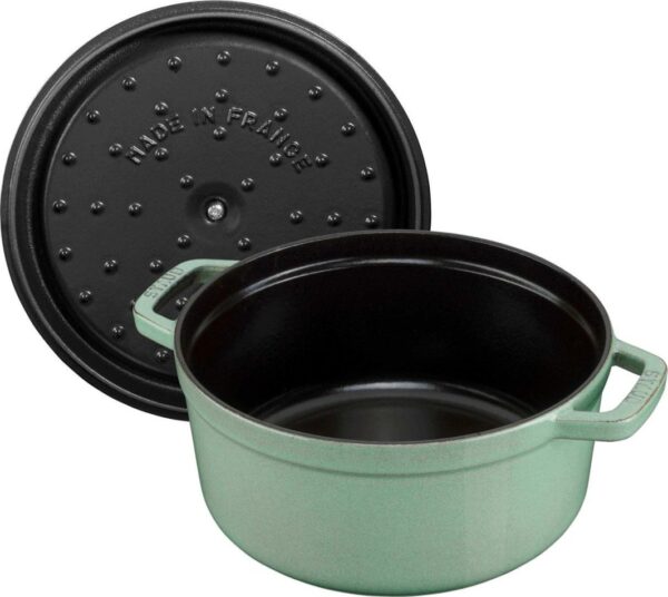 Garnek żeliwny STAUB La Cocotte 2,2 l okrągły miętowy