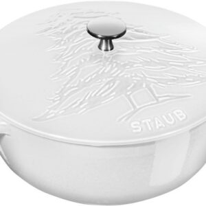 STAUB LA COCOTTE Garnek żeliwny jodła 3.6 ltr, biały
