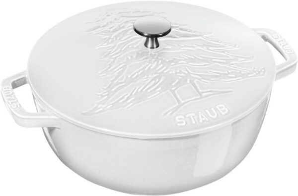 STAUB LA COCOTTE Garnek żeliwny jodła 3.6 ltr, biały