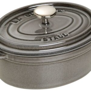 STAUB LA COCOTTE Garnek żeliwny owalny 600 ml, grafitowy