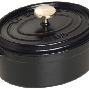 STAUB LA COCOTTE Garnek żeliwny owalny 600 ml, czarny