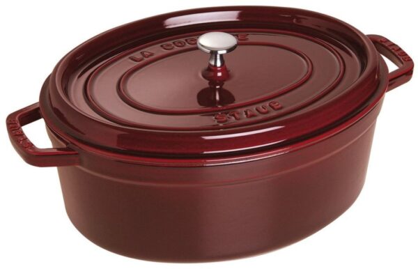 STAUB LA COCOTTE Garnek żeliwny owalny 2.35 ltr, grenadynowy