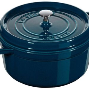 STAUB LA COCOTTE Garnek żeliwny okrągły 6.7 ltr morski
