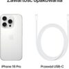 Smartfon Apple iPhone 16 Pro 256GB White Titanium (MYNJ3) + FlexibleGlass + Etui MagCase